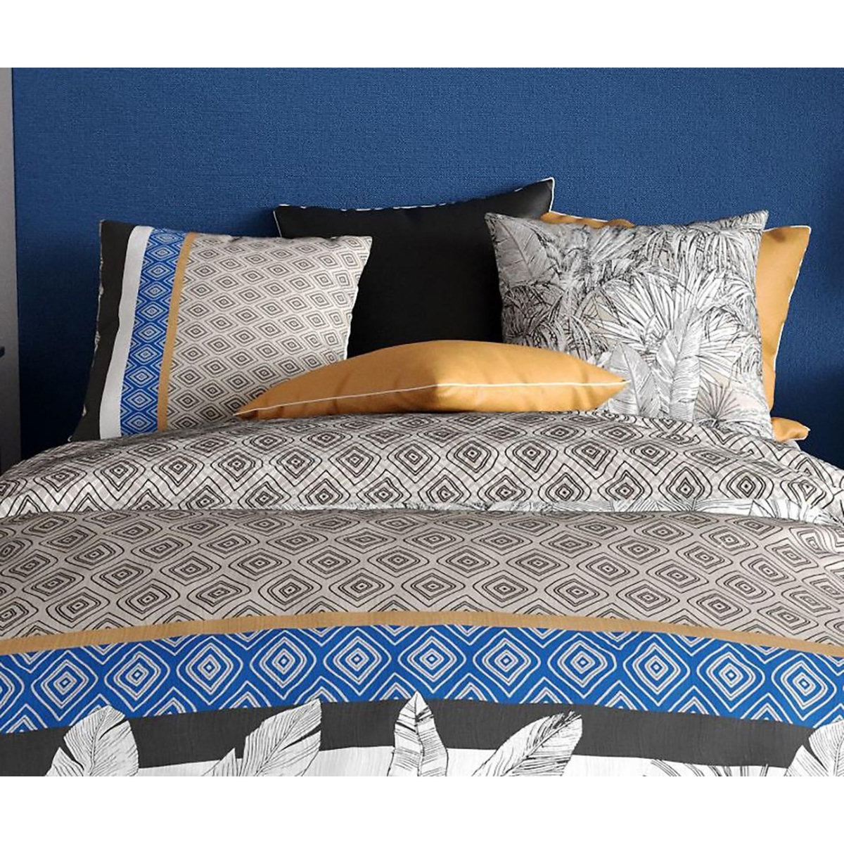 ATELIER DU COTON Parure housse de couette 100% coton 57fils- toki