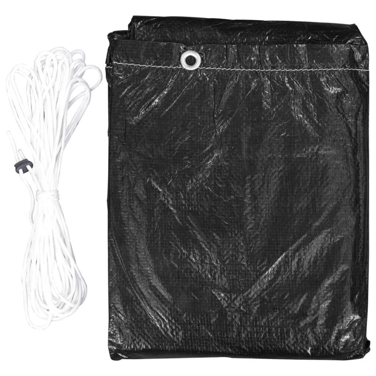 VIDAXL Housses de salon de jardin 2pcs Forme L 12 œillets 250x250x90cm