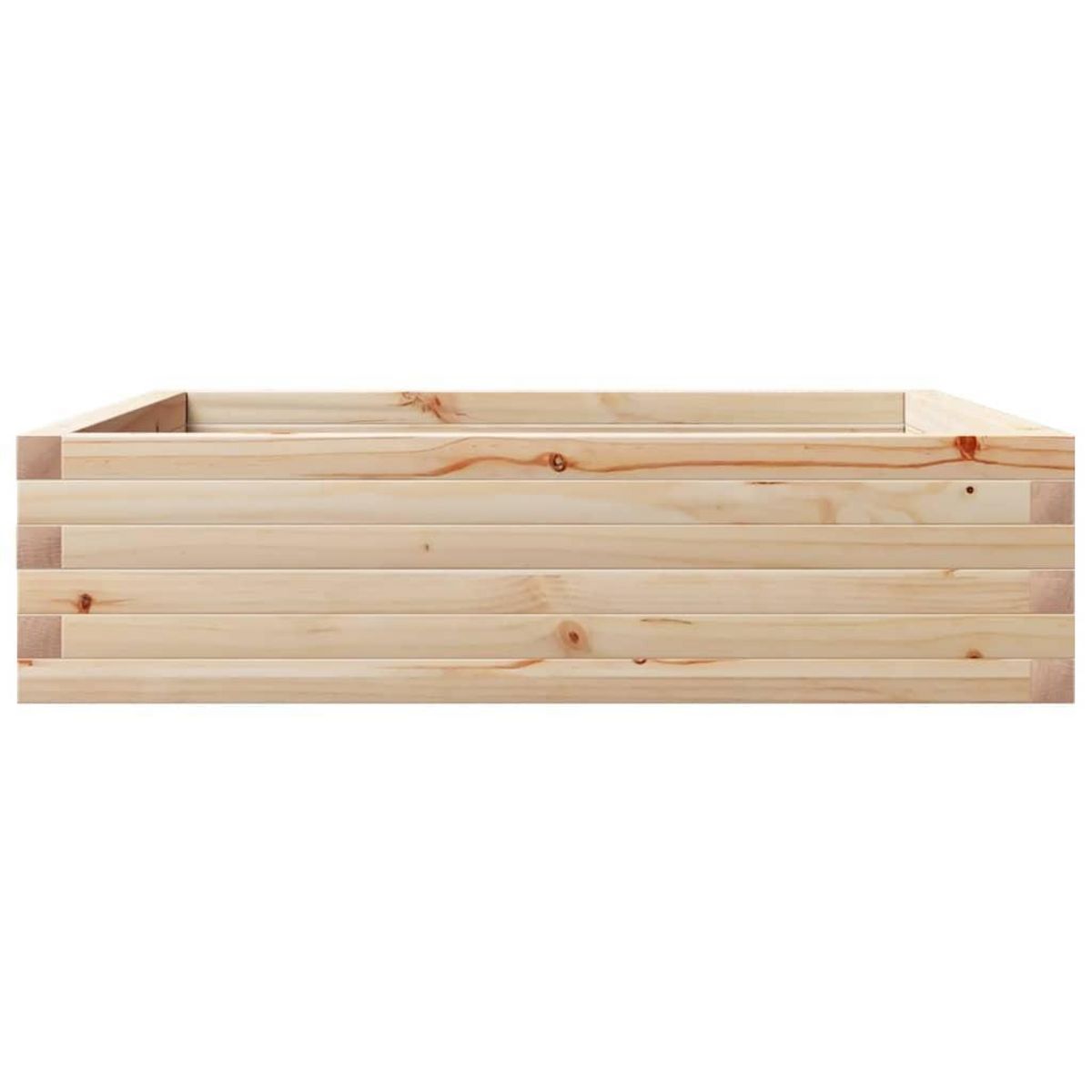 VIDAXL Jardiniere 90x90x23 cm bois de pin massif