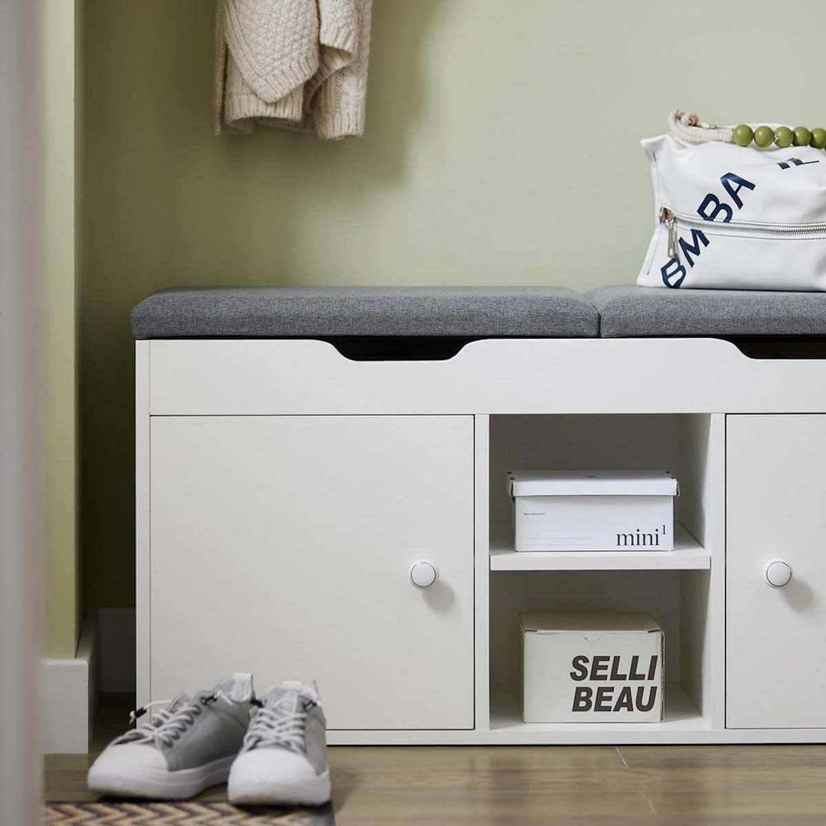 SOBUY SoBuy - Banc de rangement à chaussures avec 2 tiroirs - Moderne - FSR96