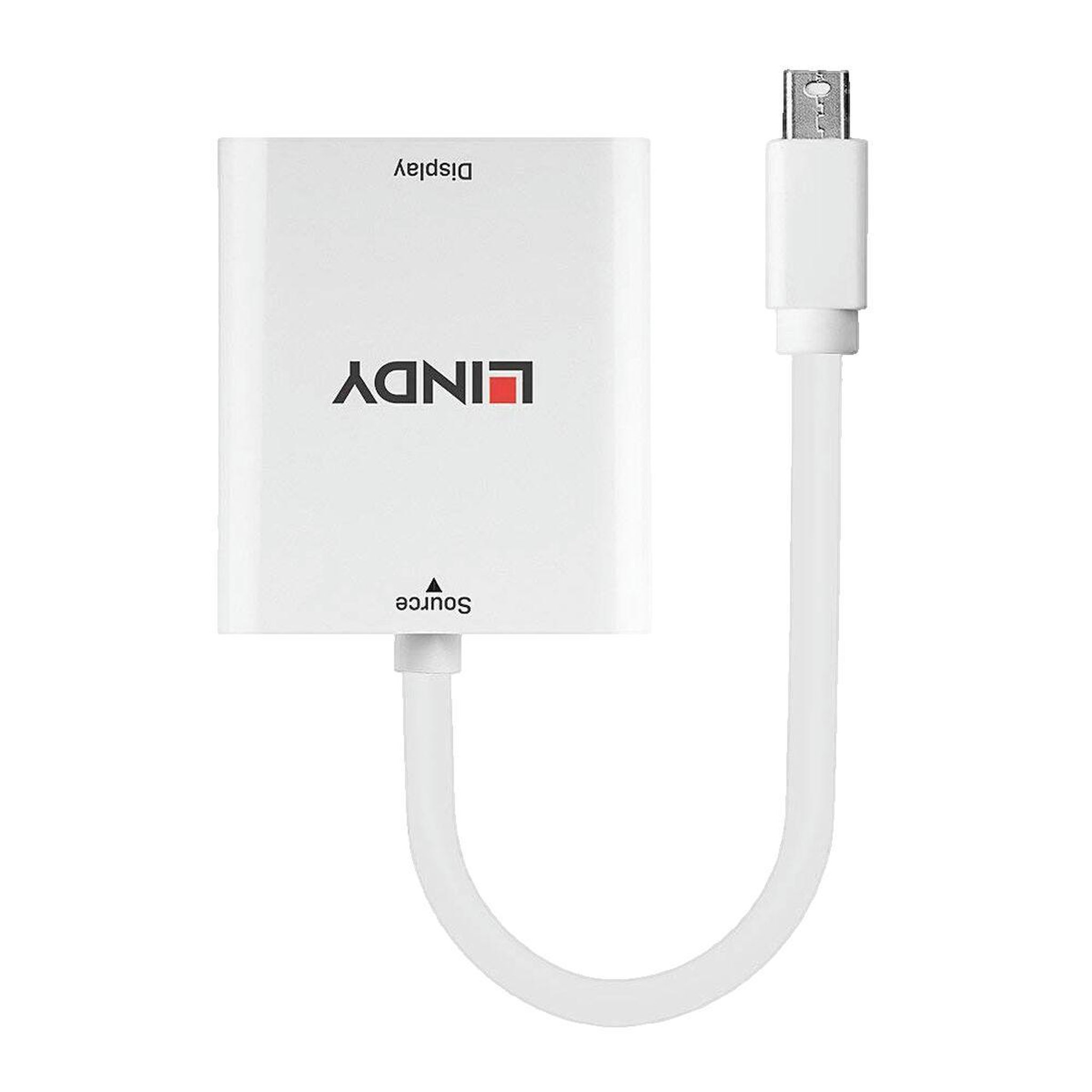 Voir la diapositive 2 : LINDY Adaptateur Mini DisplayPort vers HDMI Lindy 4002888410694 blanc
