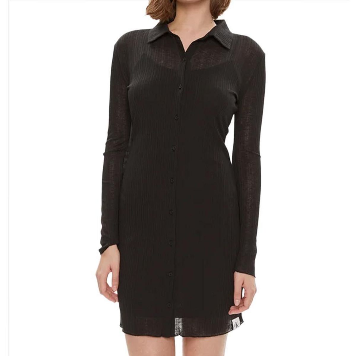 CALVIN KLEIN JEANS Robe e Femme Calvin Klein Jeans  ayered Sheer