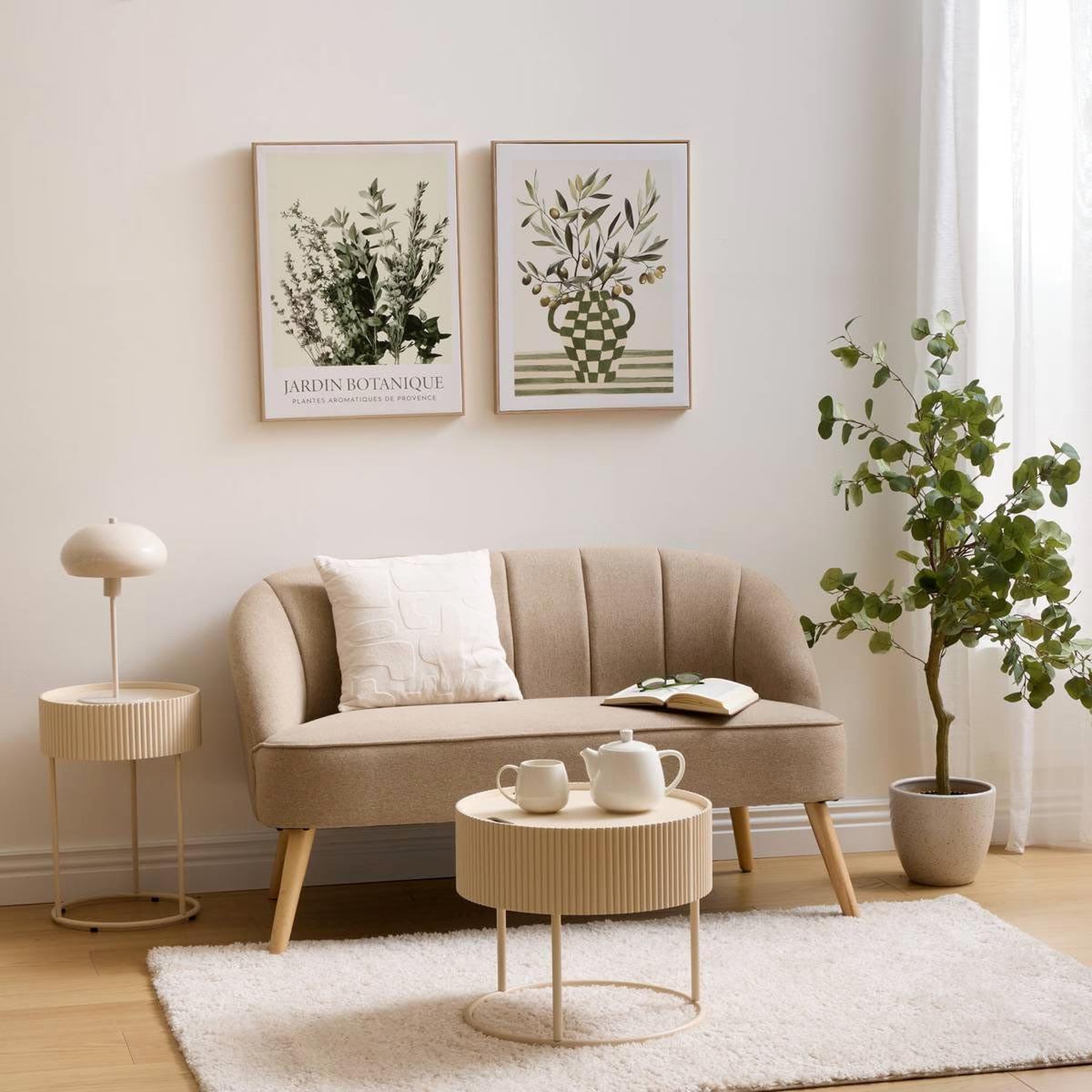 Voir la diapositive 3 : ATMOSPHERA Coussin déco relief  delor  40x40cm blanc