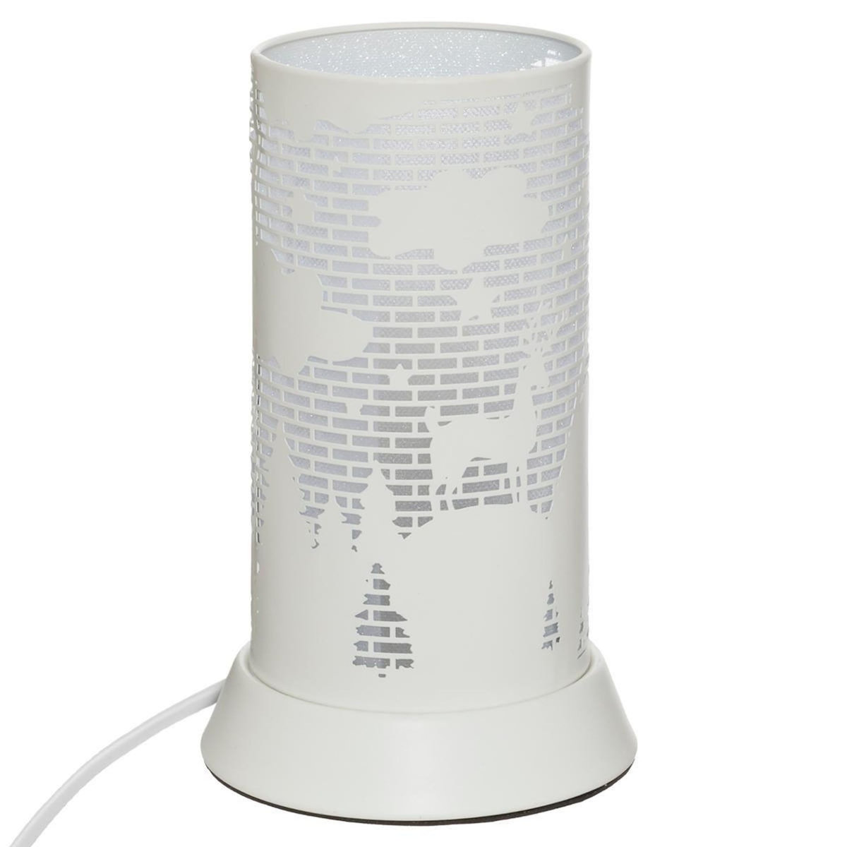 Atmosphera Kids Lampe à Poser pour Enfant  Décor  20cm Blanc