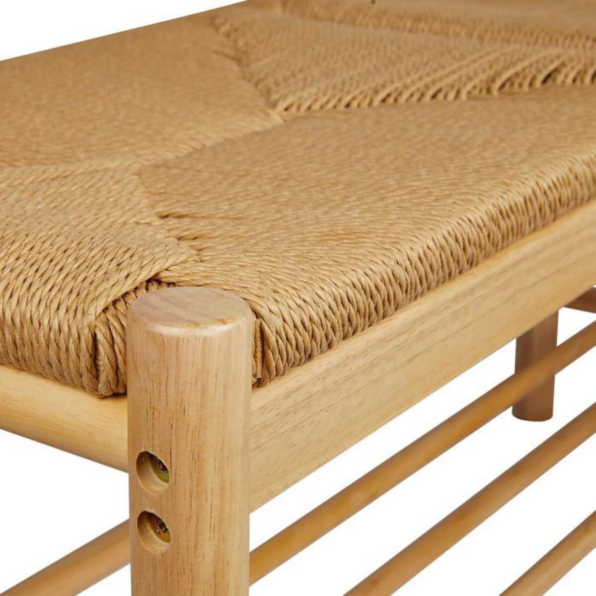 ATMOSPHERA Banc en Bois Massif  Maesi  95cm Naturel