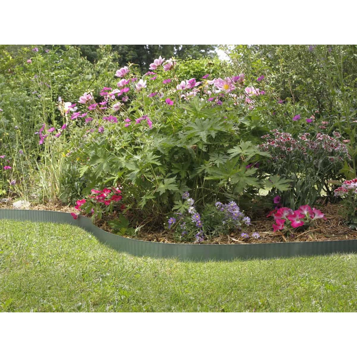 Nortene Bordure acier STEELY BORDURA - Vert - 0,14 x 6 m