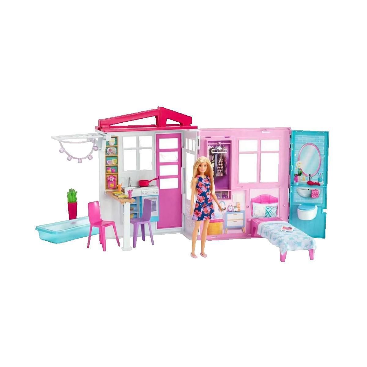 BARBIE Maison de poupée Barbie colorée