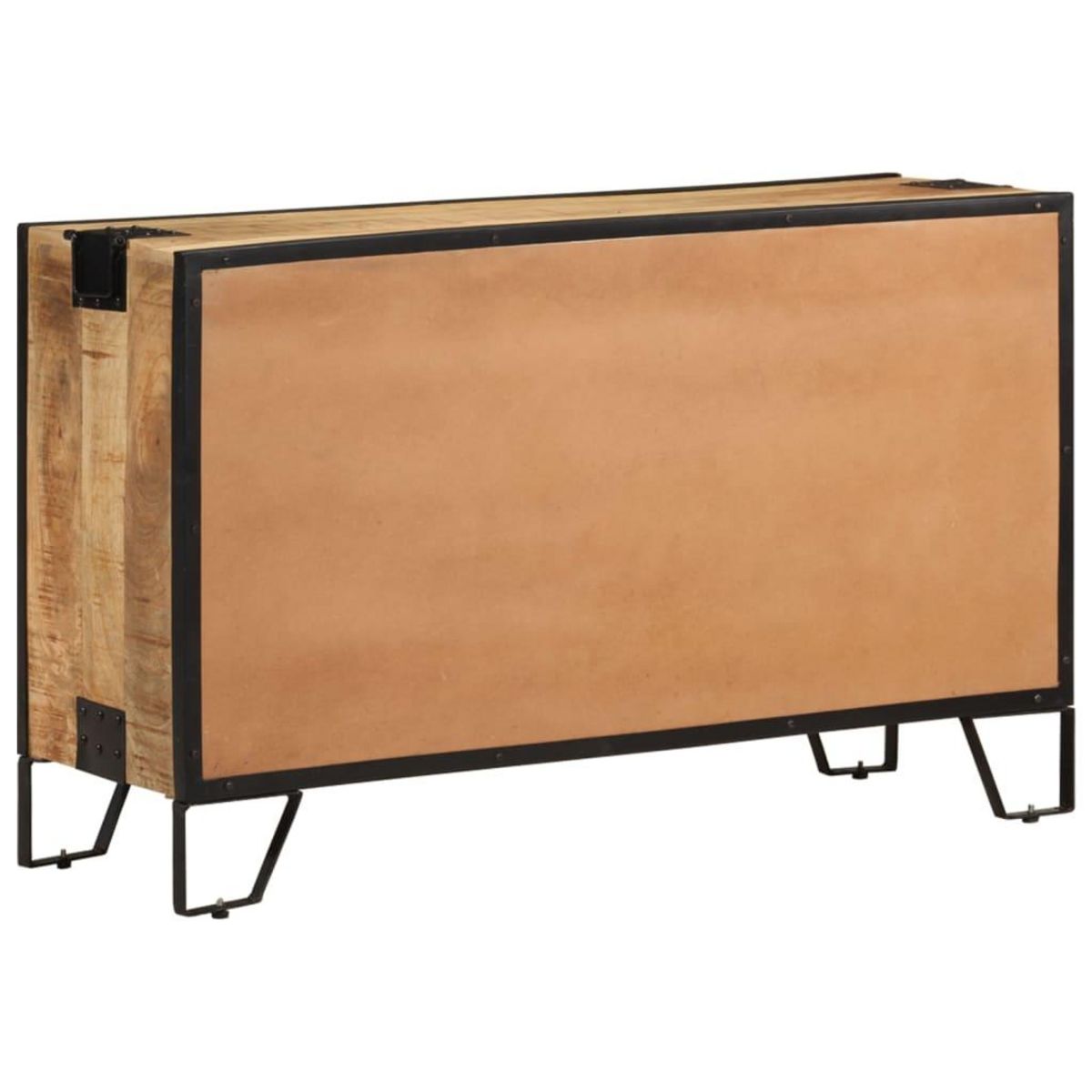 VIDAXL Buffet 100x31x60 cm Bois de manguier massif brut