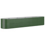 Voir la diapositive 2 : VIDAXL Lit sureleve de jardin Acier enduit de poudre 368x80x68 cm Vert