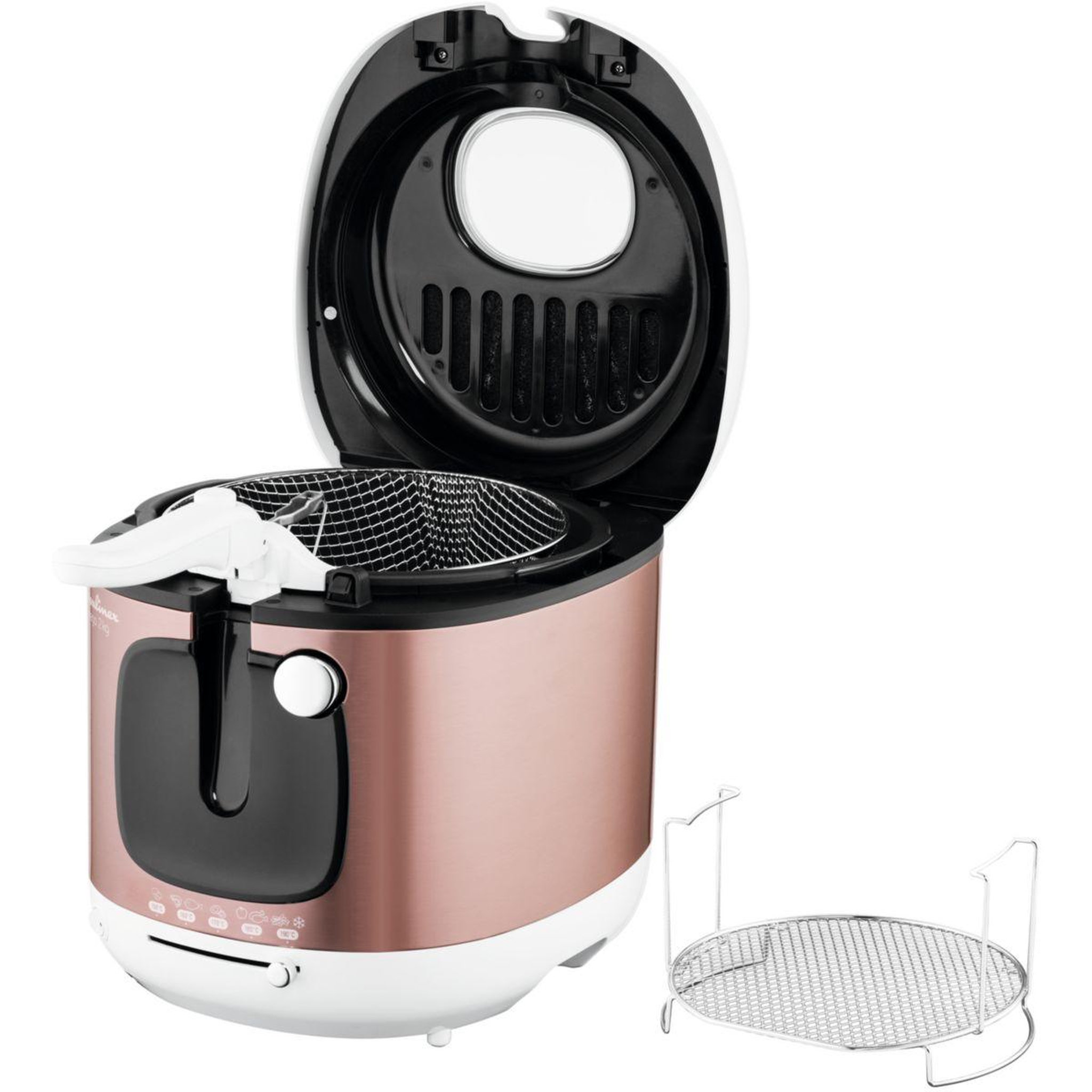 Voir la diapositive 3 : MOULINEX Friteuse mega xxl 2kg snacking am481010