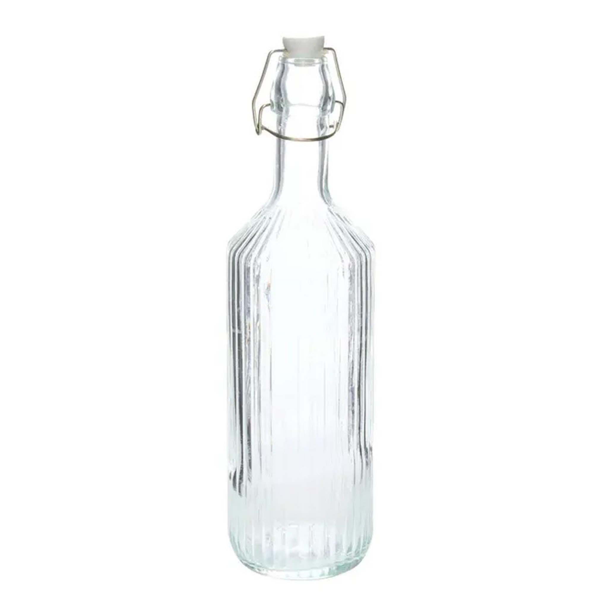 SECRET DE GOURMET Bouteille limonade en verre  line  1l transparent