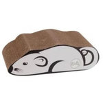 FORNORD Griffoir en forme de souris SPIROU - Blanc