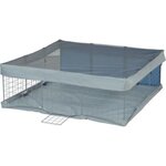 Zolux Enclos modulable - ZOLUX - Neo park - Parc pour petits animaux - Cochin d'inde - 105X105X35 - 1,10 m²