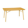 Voir la diapositive 1 : SWEEEK Table de jardin pliante métal 6 places, Amelia 141,2 x 80 x 72,5cm