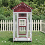 VIDAXL Maison a oiseaux moka 91,5x53x170 cm bois massif de pin