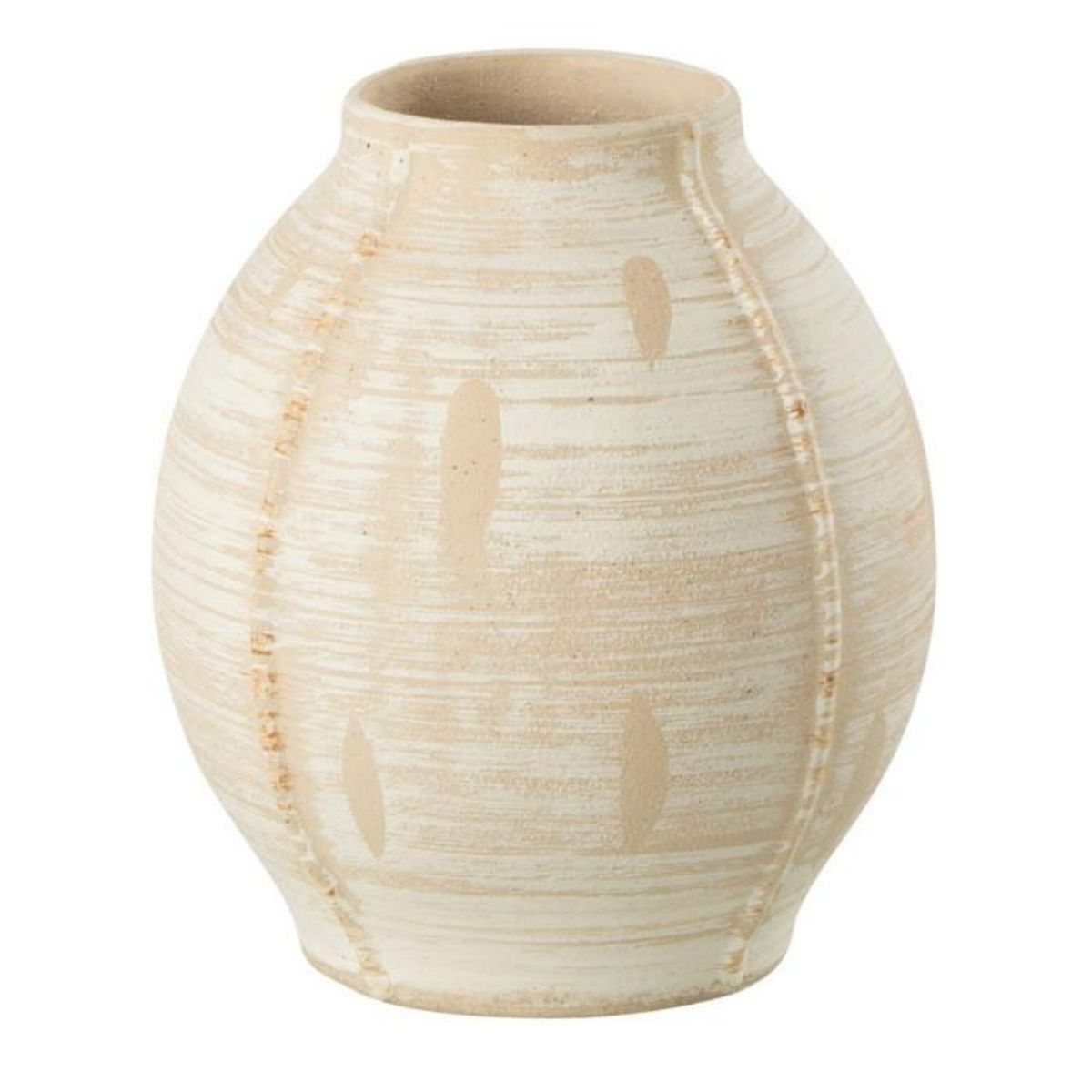 Paris Prix Vase Déco en Argile  Rudy  20cm Beige