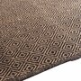Voir la diapositive 2 : Paris Prix Tapis Déco en Jute  Livio  60x90cm Noir