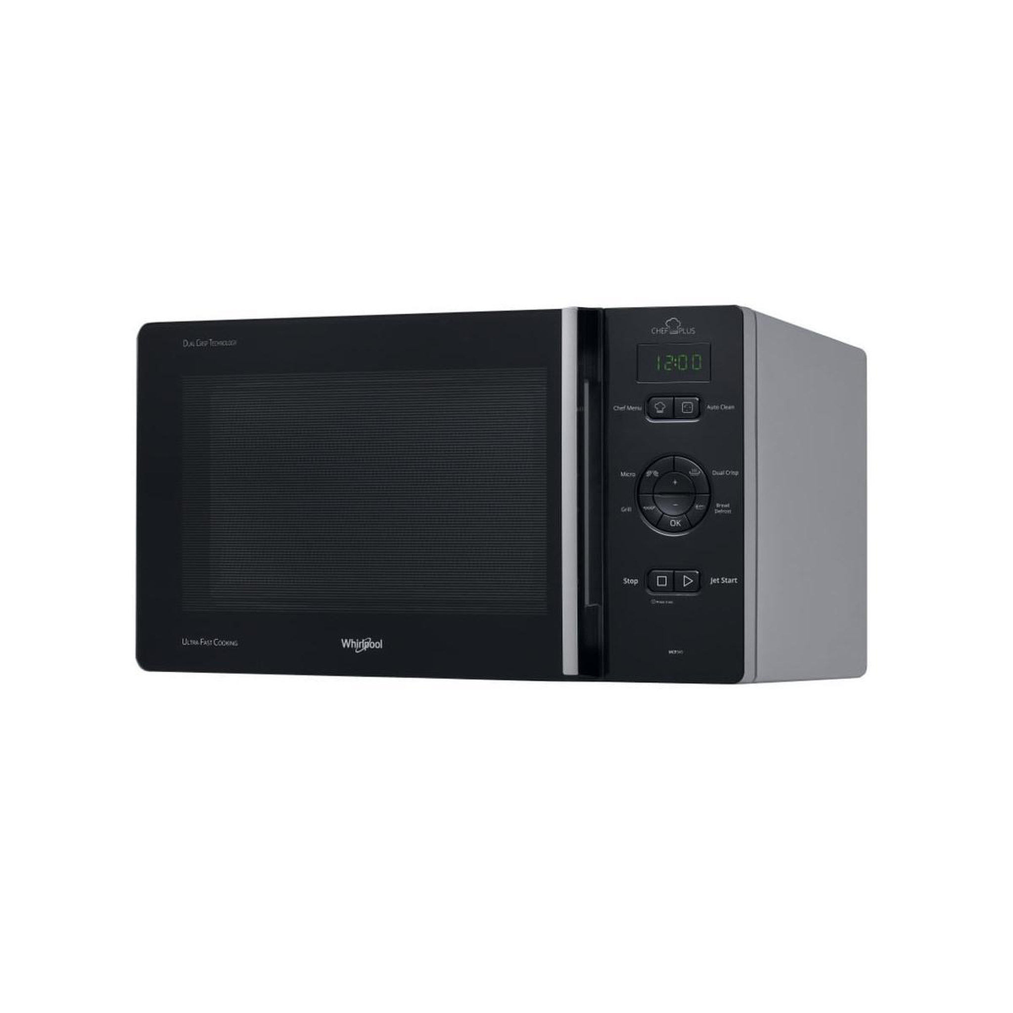 Voir la diapositive 2 : Whirlpool Micro-ondes Whirlpool MCP 345 SL Noir et Argent