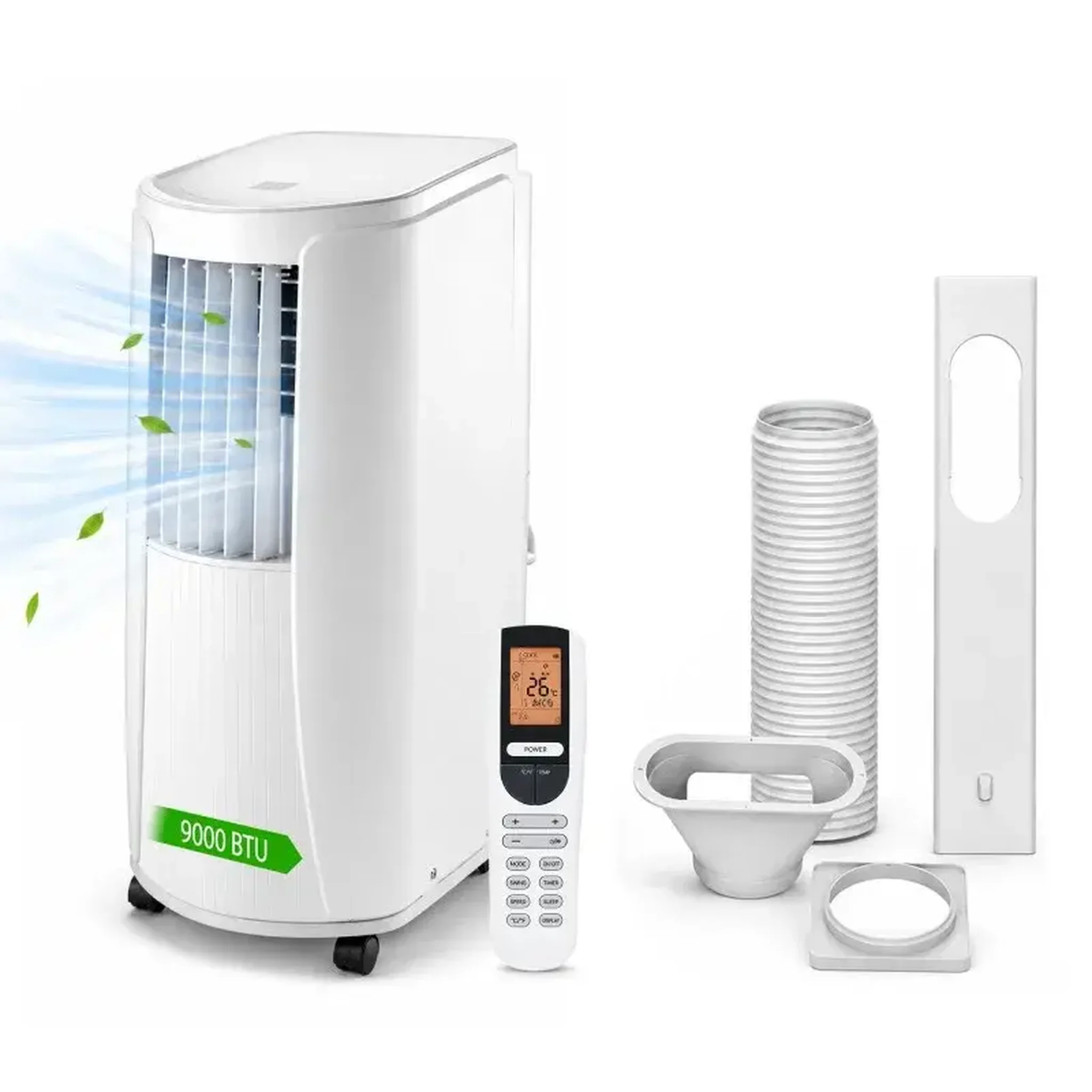 Climatiseur Mobile Connecté - 9000 Btu - Wi-fi - 2,6 Kw - Déshumidification