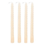 ATMOSPHERA Lot de 4 Bougies Bâton  Hugo  180g Ivoire