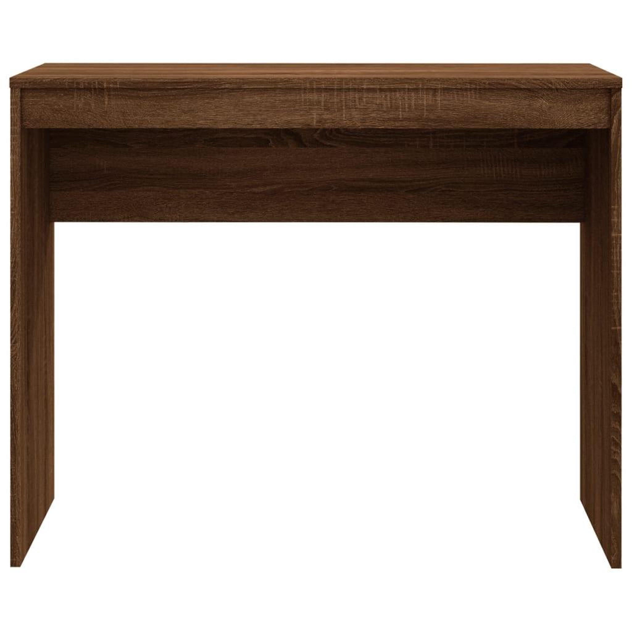 Voir la diapositive 5 : VIDAXL Bureau Chene marron 90x40x72 cm Bois d'ingenierie
