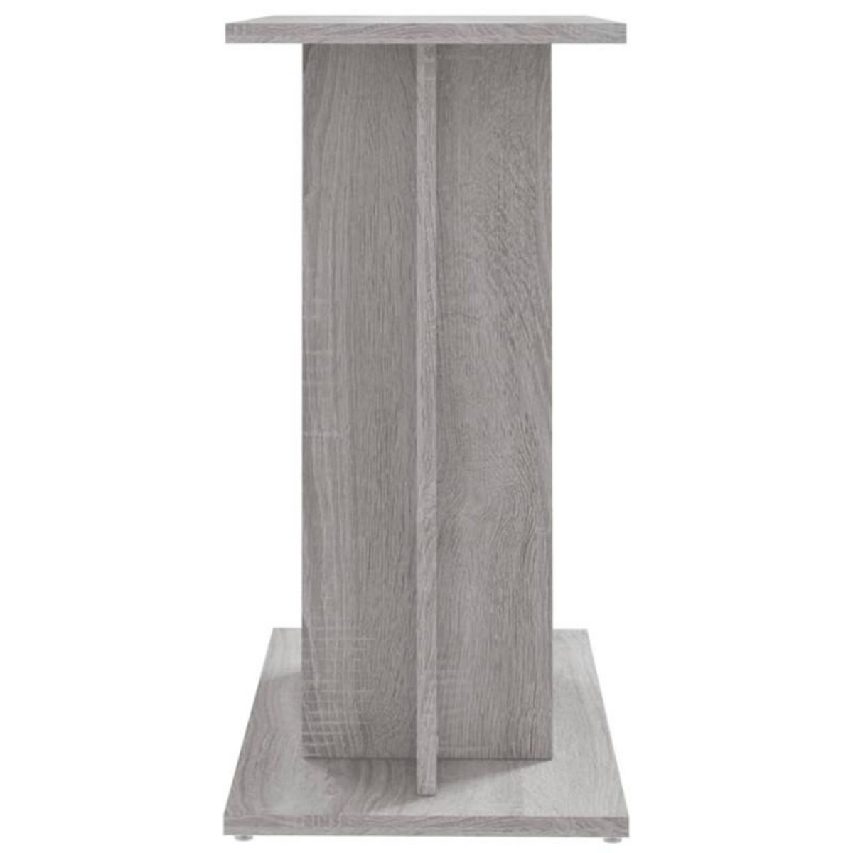 VIDAXL Support pour aquarium sonoma gris 60x30x60 cm bois d ingénierie
