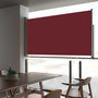 Voir la diapositive 1 : VIDAXL Auvent lateral retractable de patio 160x300 cm Rouge