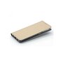 amahousse Housse Oppo A74 4G folio doré texturé avec rabat aimanté