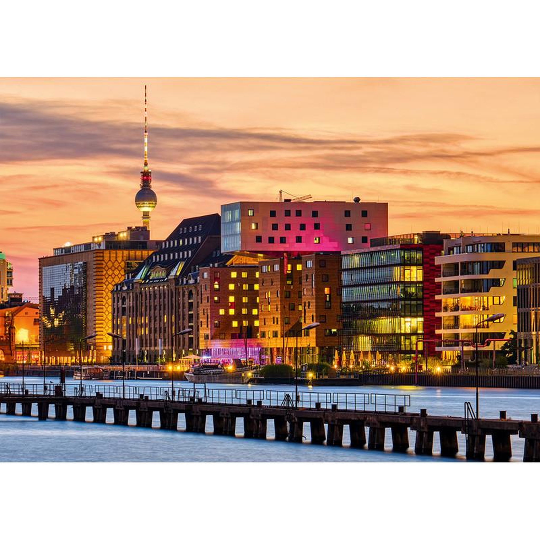 Voir la diapositive 2 : ALIZE Puzzle 1000 pièces Berlin – Paysage urbain – Adulte – Alizé