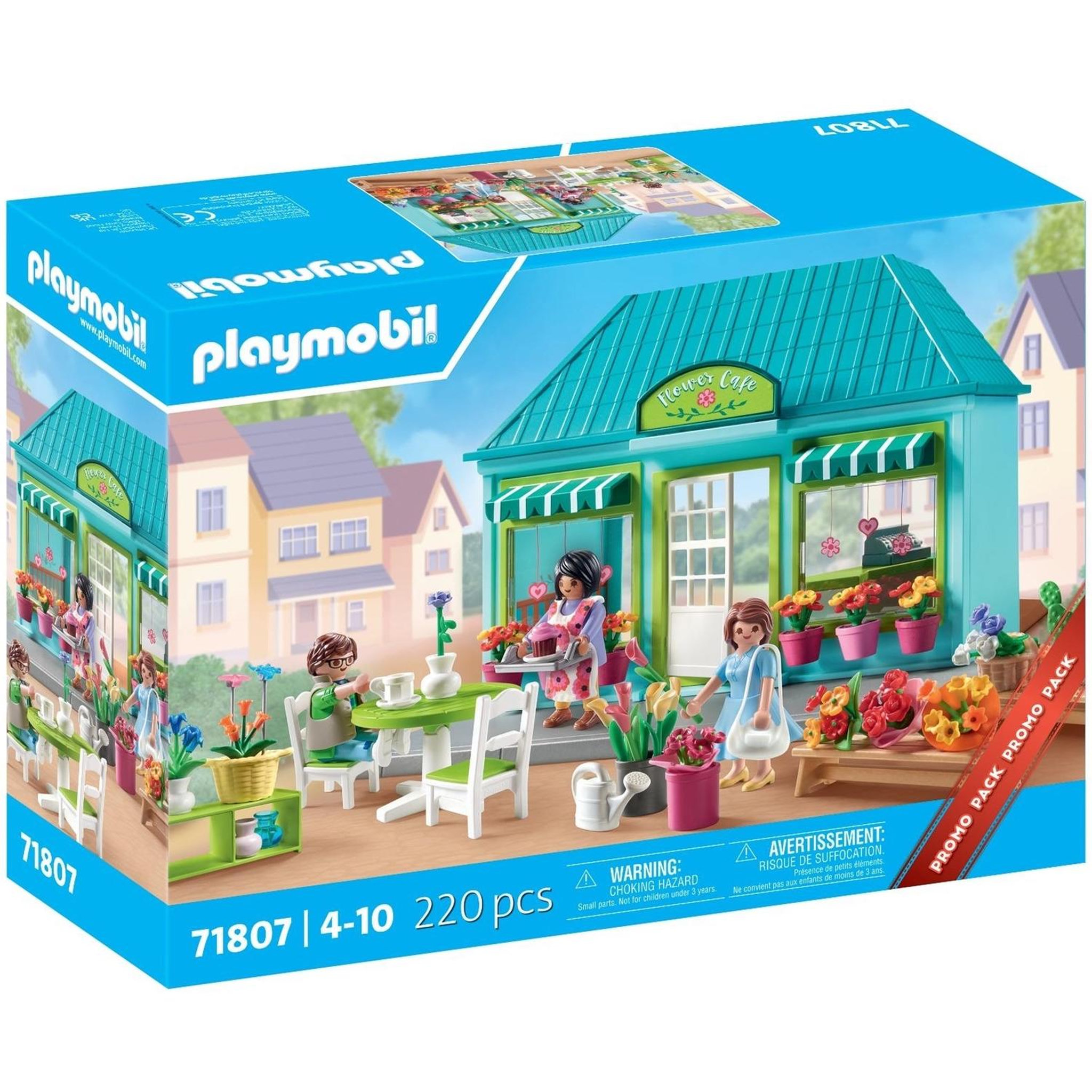 PLAYMOBIL Boutique de fleuriste et salon de thé