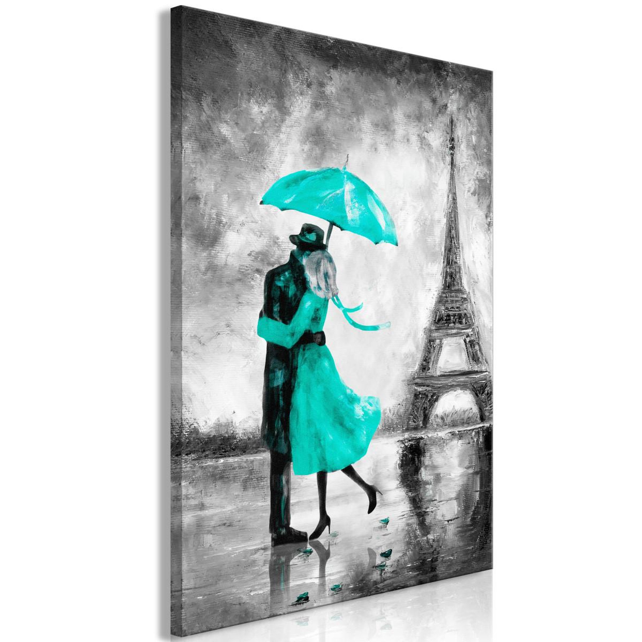 Voir la diapositive 1 : Paris Prix Tableau Imprimé  Paris Fog Green