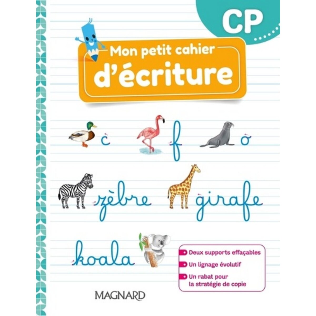 Mon petit cahier d'écriture CE1 / CE2 : Les majuscules cursives (2022) -  Cahier