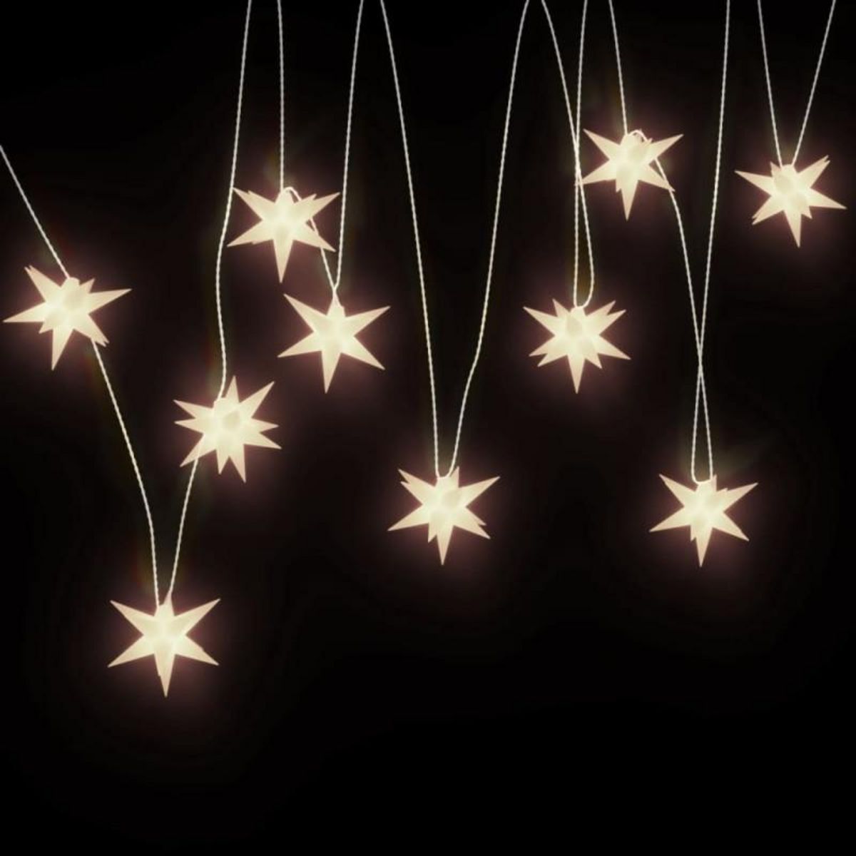 VIDAXL Lumière de Noël 10 LED blanc 10 cm