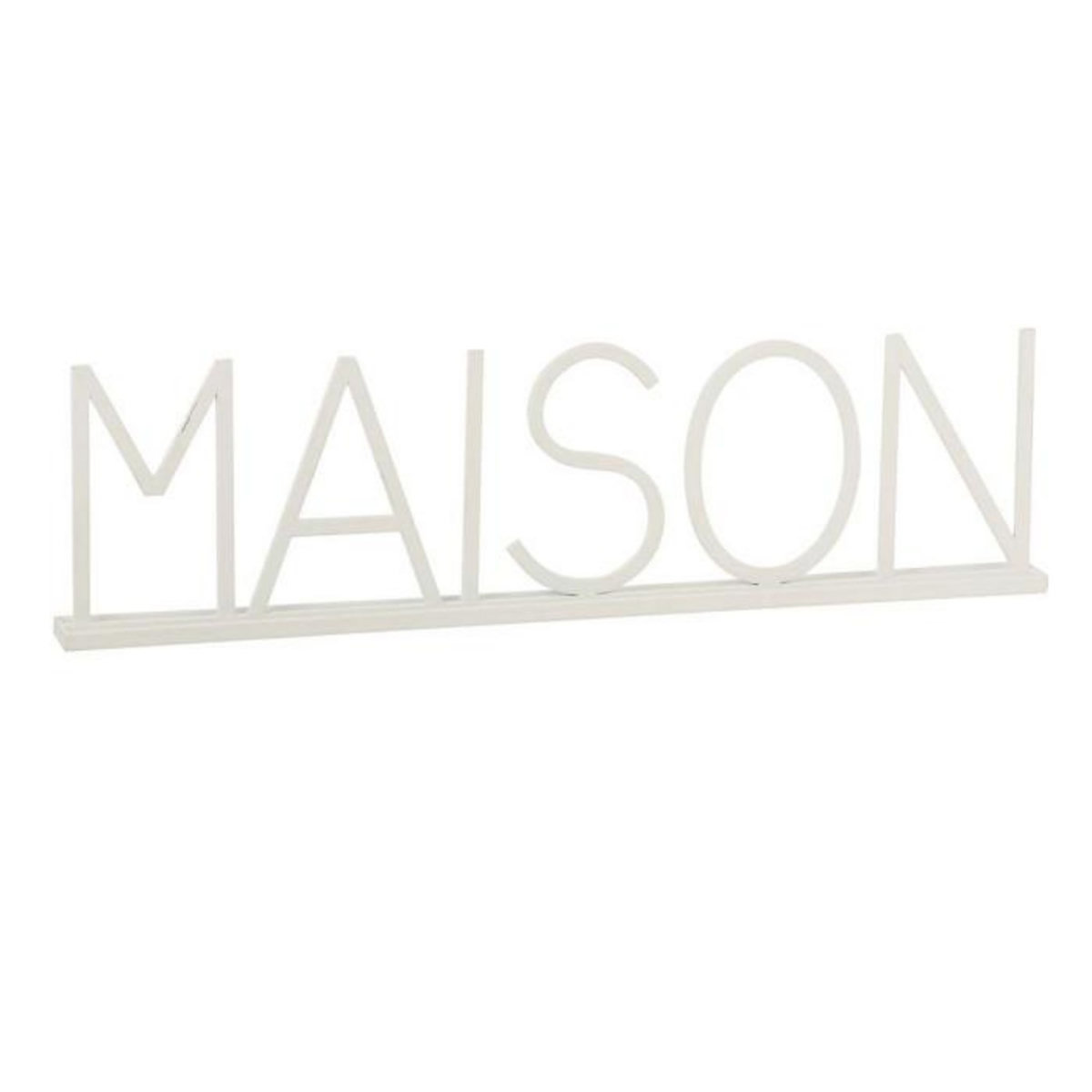 Paris Prix Mot Déco à Poser  Maison  81cm Blanc