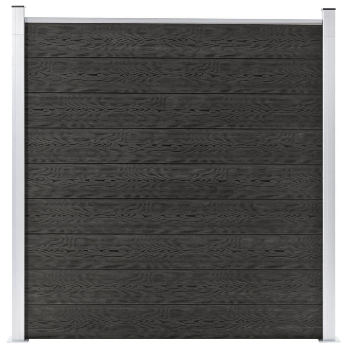 VIDAXL Cloture de jardin WPC 180x186 cm Gris