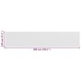 Voir la diapositive 6 : VIDAXL Ecran de balcon Blanc 120x600 cm PEHD
