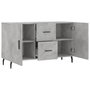 Voir la diapositive 5 : VIDAXL Buffet gris beton 100x36x60 cm bois d'ingenierie