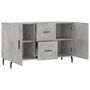 Voir la diapositive 5 : VIDAXL Buffet gris beton 100x36x60 cm bois d'ingenierie