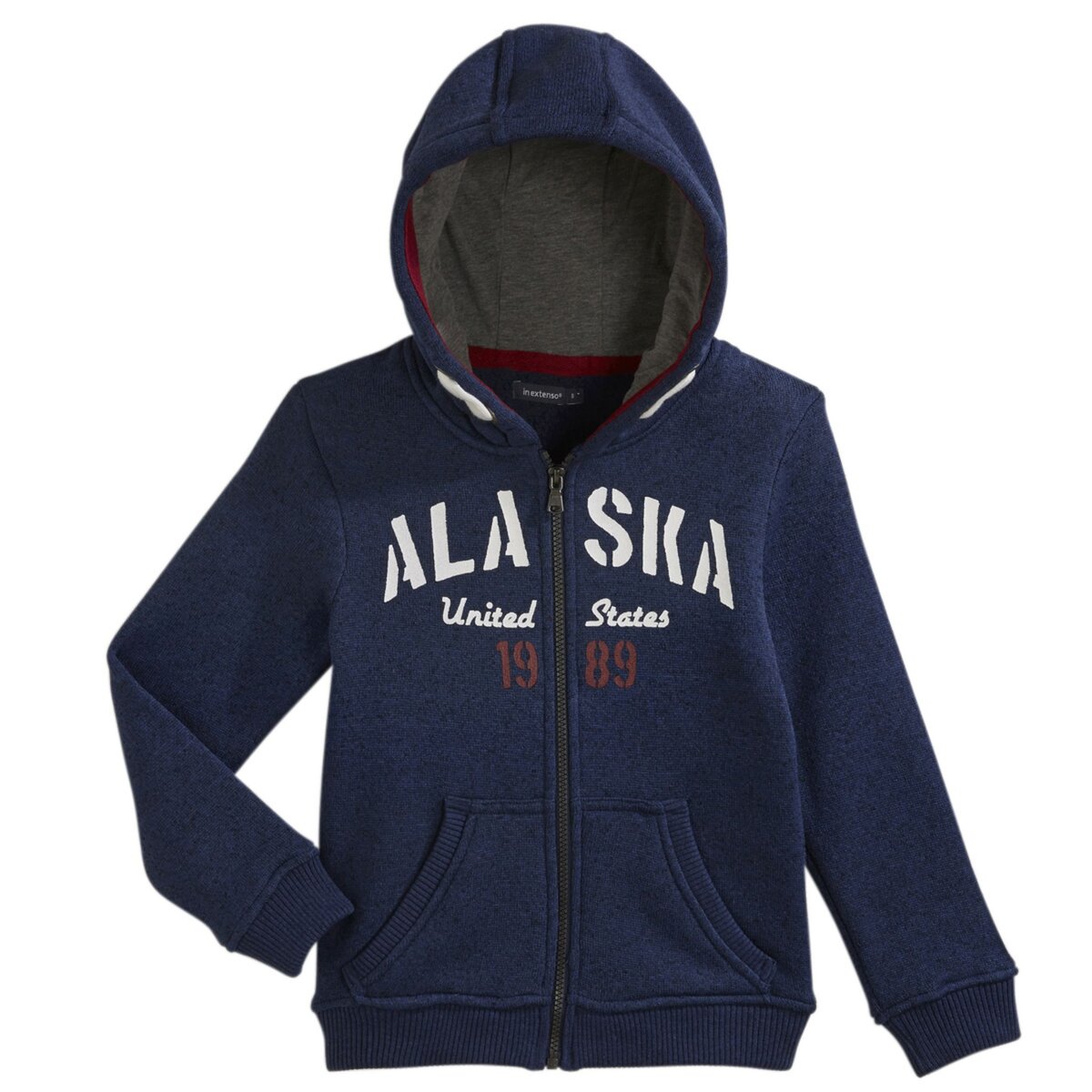 IN EXTENSO Sweat zippé à capuche garçon