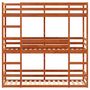 Voir la diapositive 5 : VIDAXL Lit superpose triple sans matelas 90x190 cm bois de pin massif