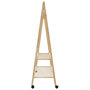 Voir la diapositive 5 : VIDAXL Porte vêtements et étagères roulettes 132x45,5x155,5cm bambou