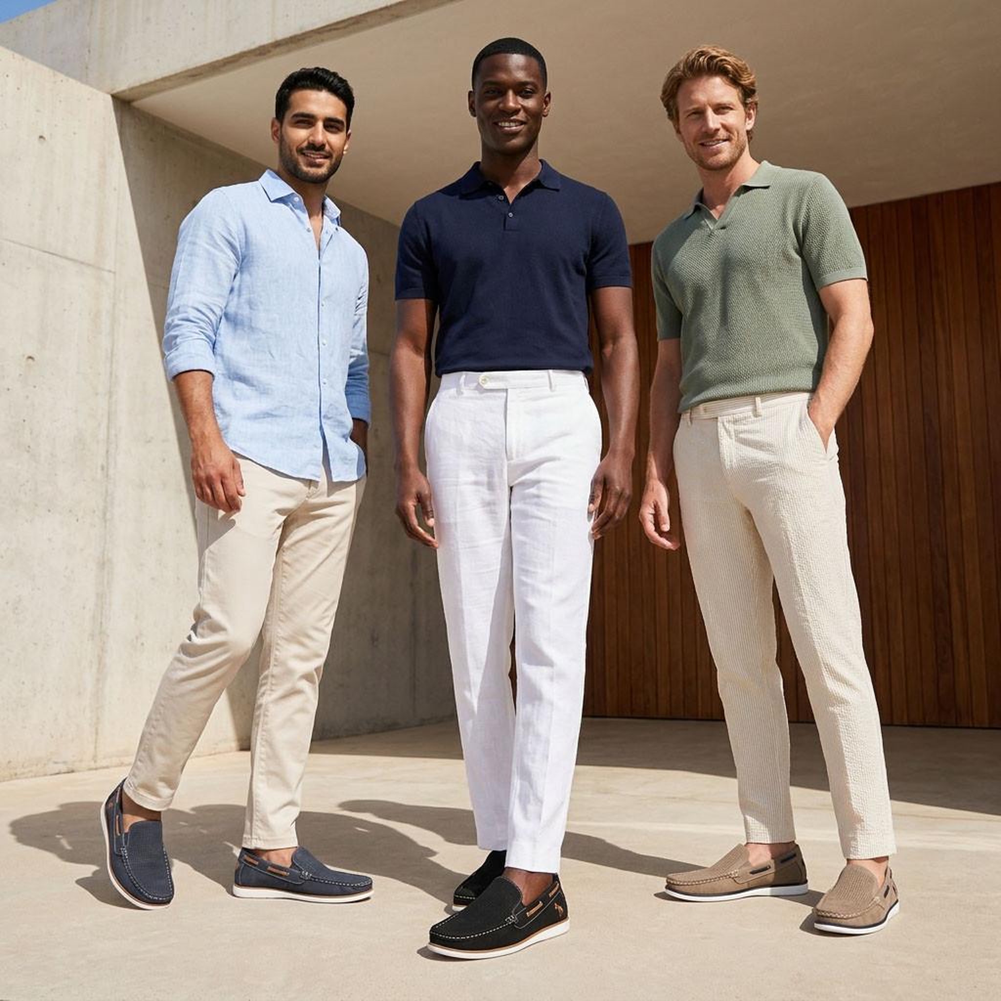 Voir la diapositive 6 : OZABI OZABI Mocassins homme respirants perforés confort été 39-45