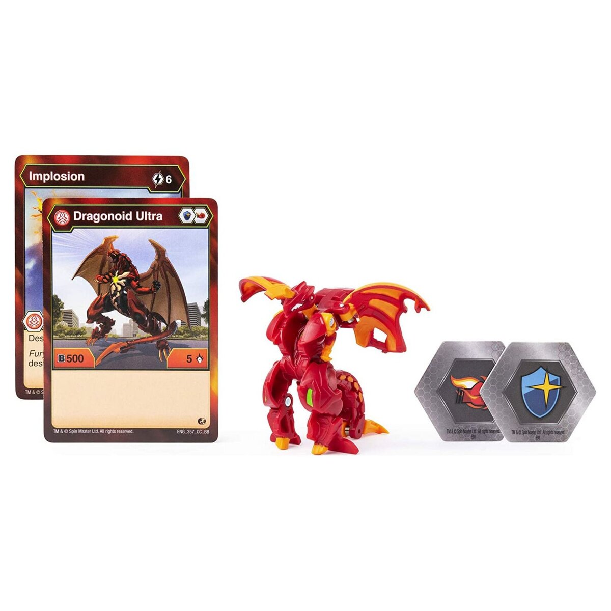 SPIN MASTER Pack figurine Ultra Dragonoid + cartes - Bakugan Battle Planet