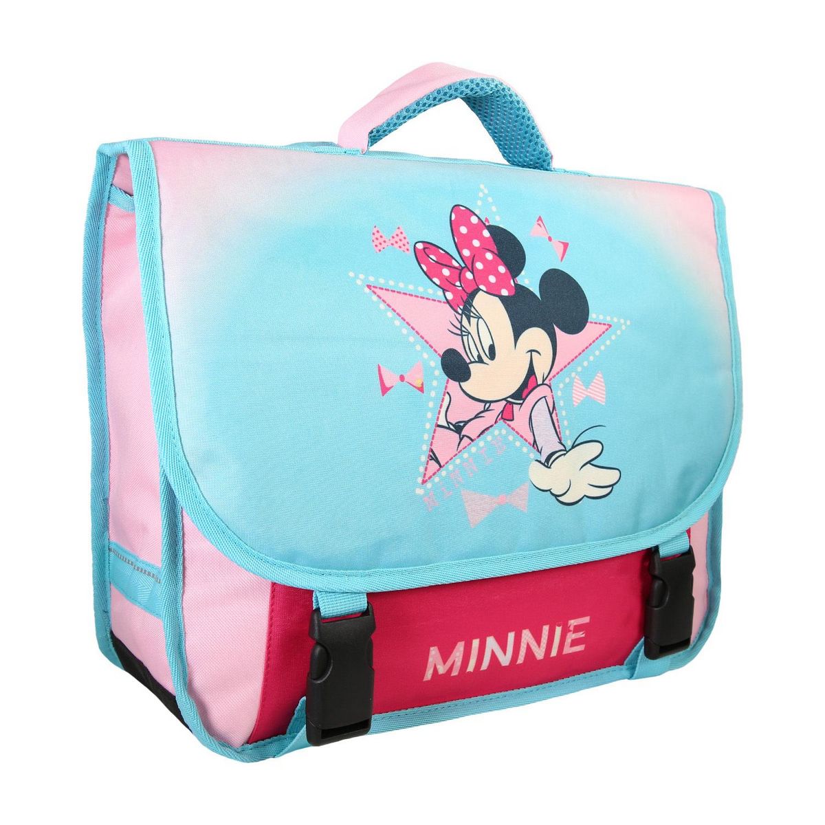 Bagtrotter Cartable Scolaire Primaire 38cm Minnie Rose  2 Compartiments - Bagtrotter
