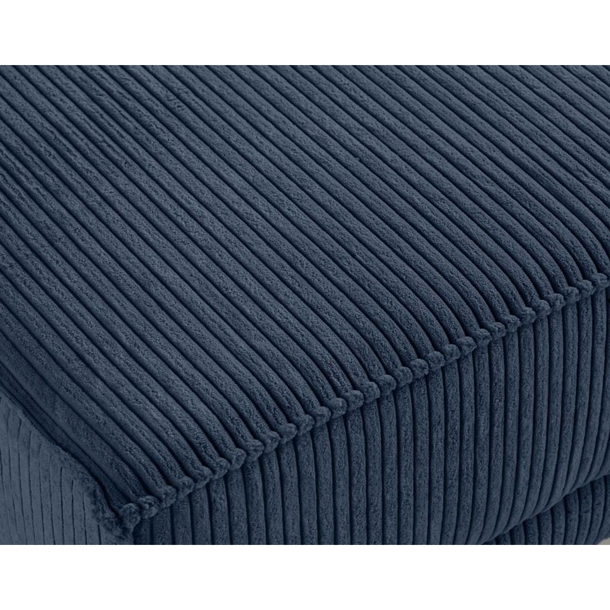 LISA DESIGN Charlie - pouf - pieds hauts - en velours côtelé