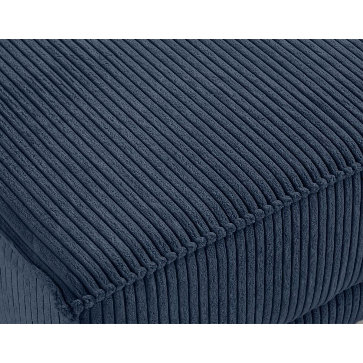 LISA DESIGN Charlie - pouf - pieds hauts - en velours côtelé