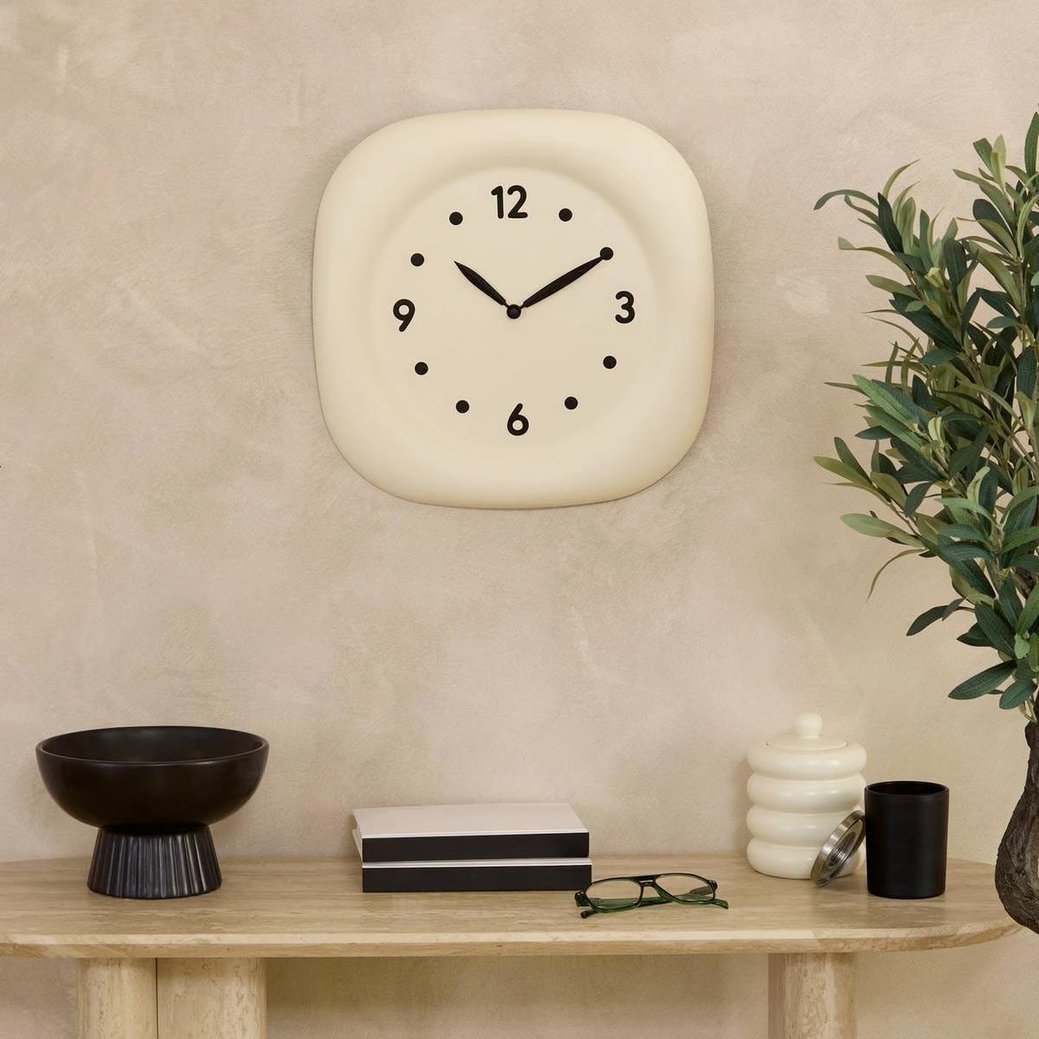 Voir la diapositive 3 : ATMOSPHERA Horloge murale rétro  mifo  39cm blanc