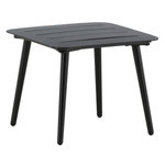 Paris Prix Table d'Appoint de Jardin Carrée  Lina  40cm Noir