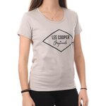 Lee Cooper T-shirt Gris Femme Lee Cooper Ota. Coloris disponibles : Gris