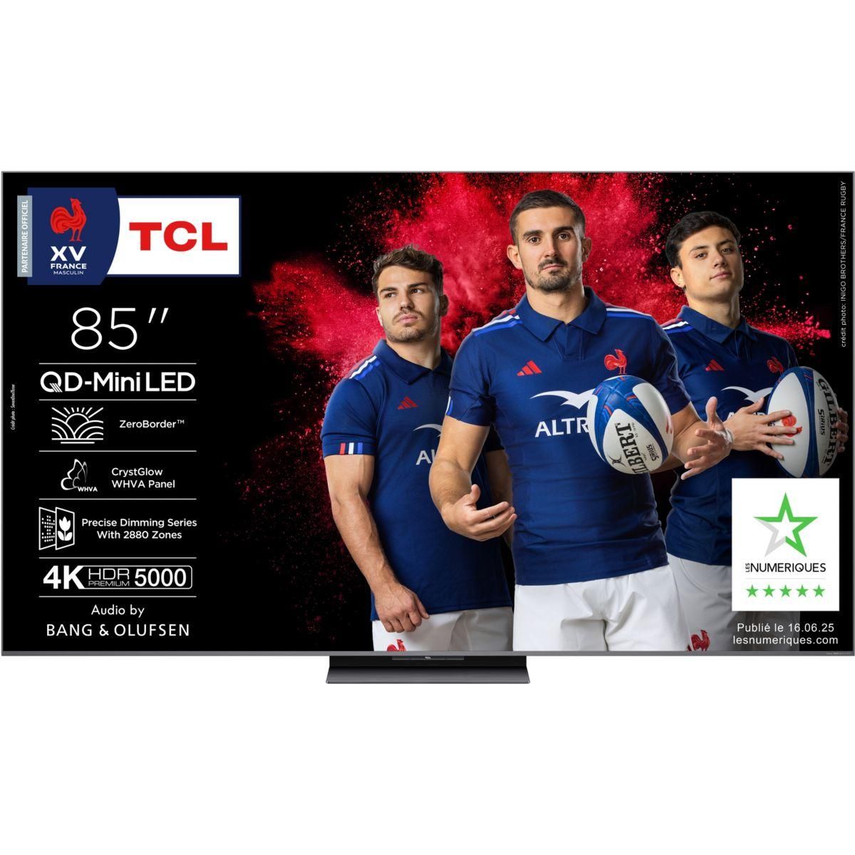 TCL TV Mini Led 85C89K 2025-85 pouces (215cm)